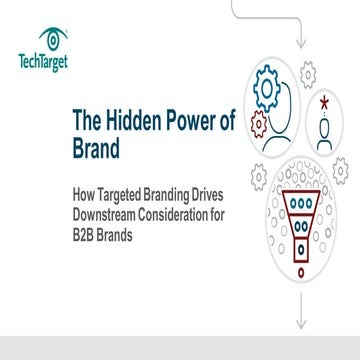 The Hidden Power of Brand: How Targeted Branding Drives Downstream