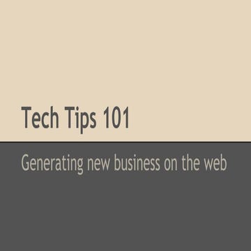 Tech Tips For Realtors