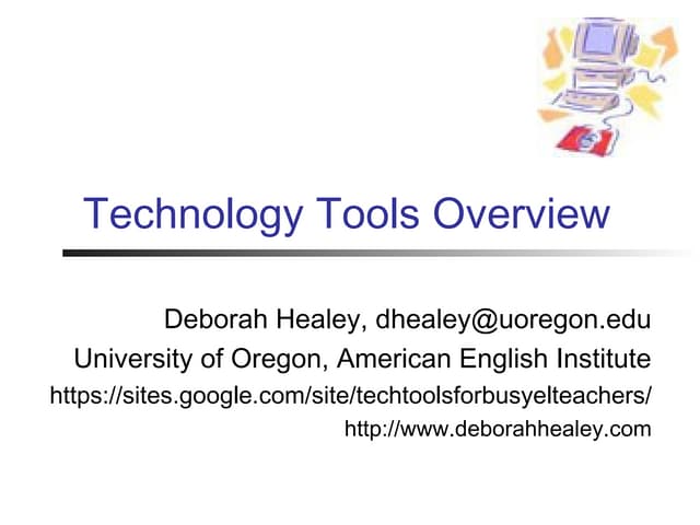 Healey-Tech tools for busy teachers