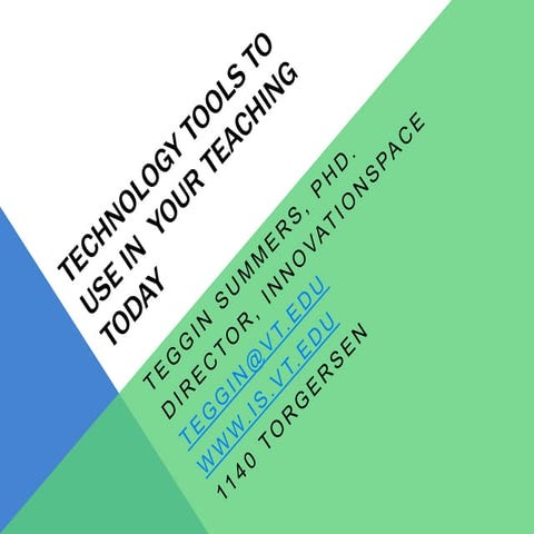 Tech toolsteachingtoday