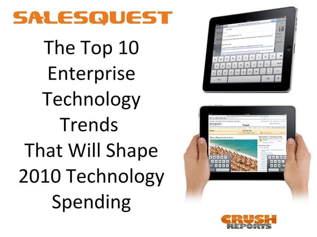 Enterprise Technology Buying Trends in 2010
