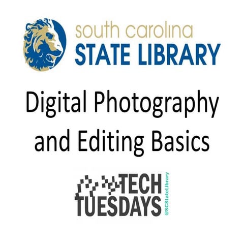 Digital Photography and Editing Basics