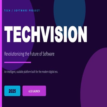 TechVision: Revolutionizing Software with AI-Driven Automation and ...