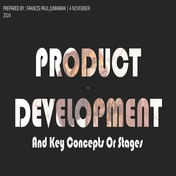 Product Development-TECHNICAL VOC ATIONAL HOME ECONOMICS1— .pptx