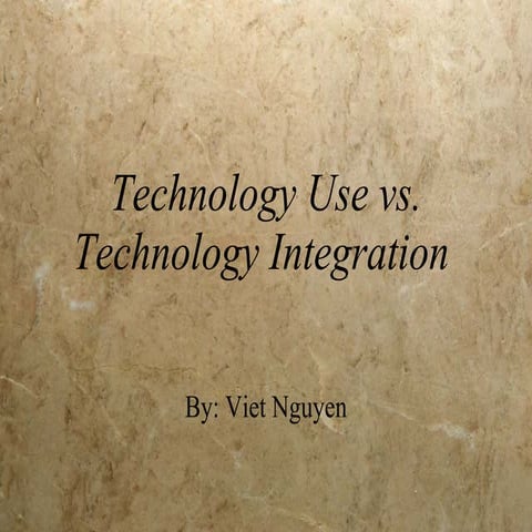 TechvsIntegration