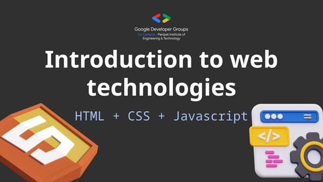 Tech Winter Break - GDG on Campus - PIET