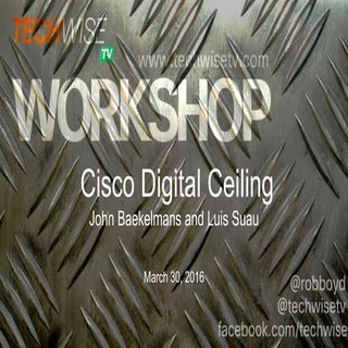 TechWiseTV Workshop: Cisco Digital ...