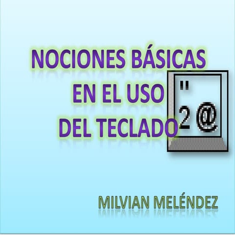 nociones uso del Teclado