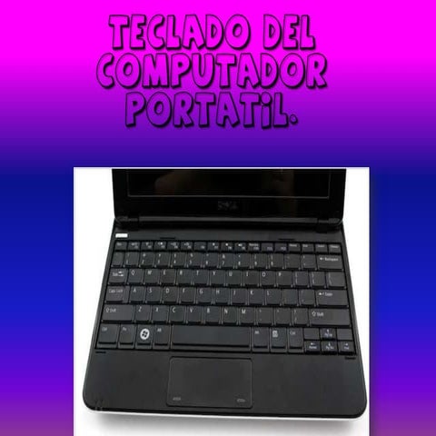 Teclado del computador portatil