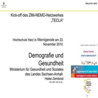 Demographischer Wandel in Sachsen-A...