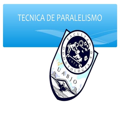Radiologia Tecnica de paralelismo