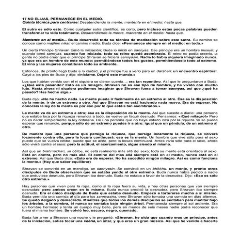 Tecnica n°017 no elijas, permanece en el medio