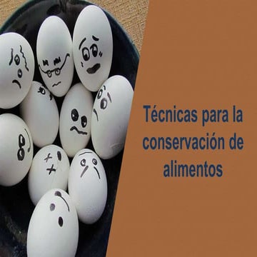 Conservación de alimentos diapositiva | PPTX