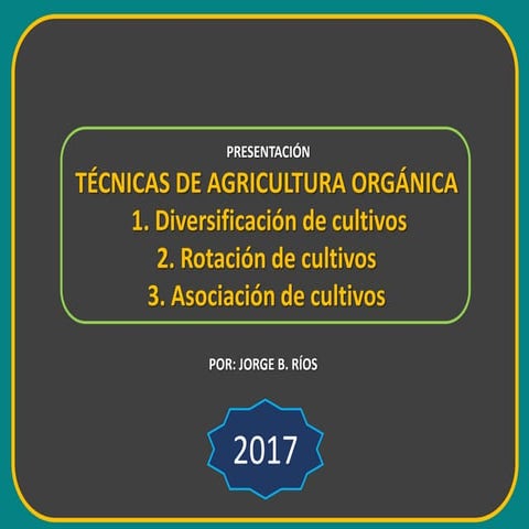 Técnicas de agricultura orgánica