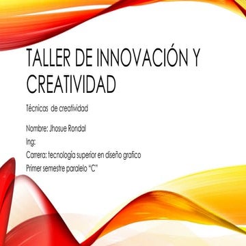 Técnicas de creatividad