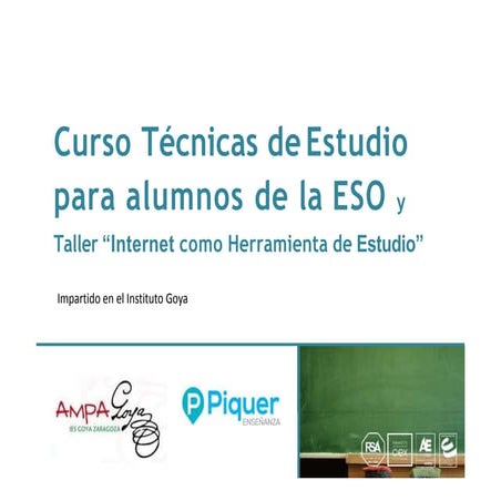 Técnicas de estudio 2019 