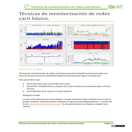 Tecnicas de monitorizacion de redes con cacti kamal majaiti
