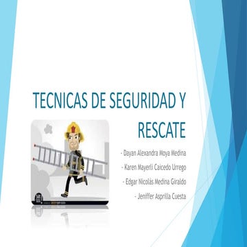 Tecnicas de seguridad y rescate | PPTX