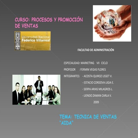 Tecnicas De Venta Aida