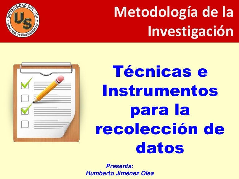 Técnicas e Instrumentos