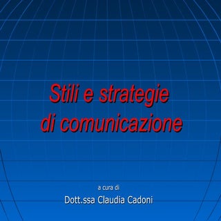 Tecniche di comunicazione
