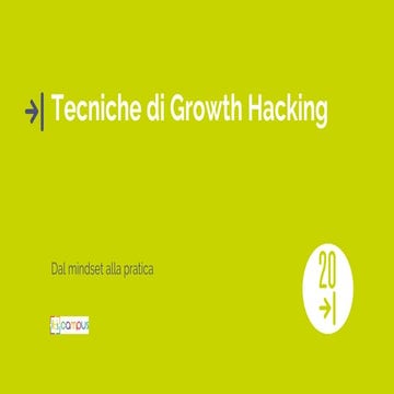 Tecniche di growth hacking