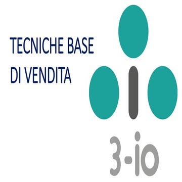 Tecniche di vendita