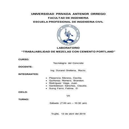 Tecnologia del Concreto