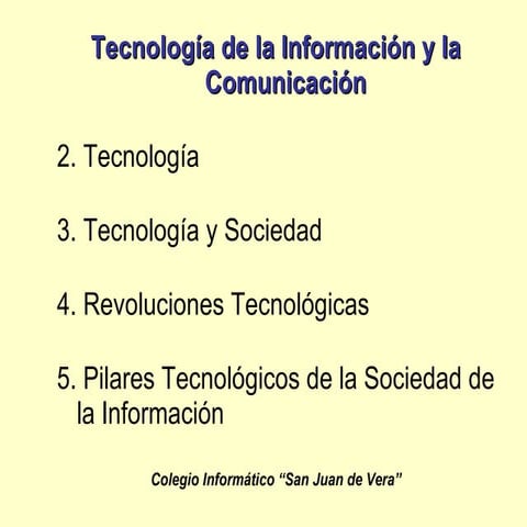 Tecnología y Sociedad