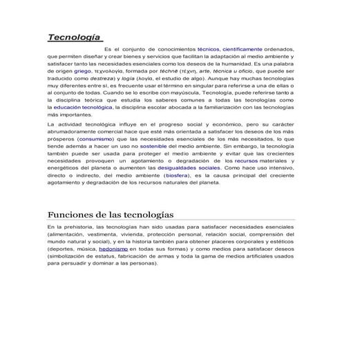 Tecnología