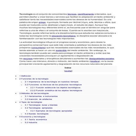 Tecnología