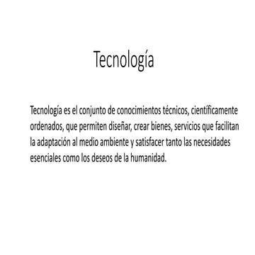 Tecnología presentación 