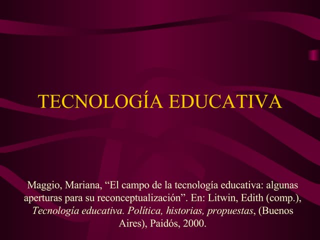 Tecnología educativa