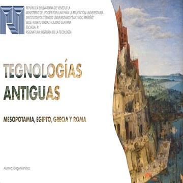 TECNOLOGÍA ROMANA | PPTX