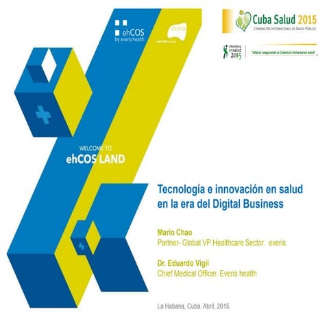 Tecnología e innovación en salud en la era del digital business