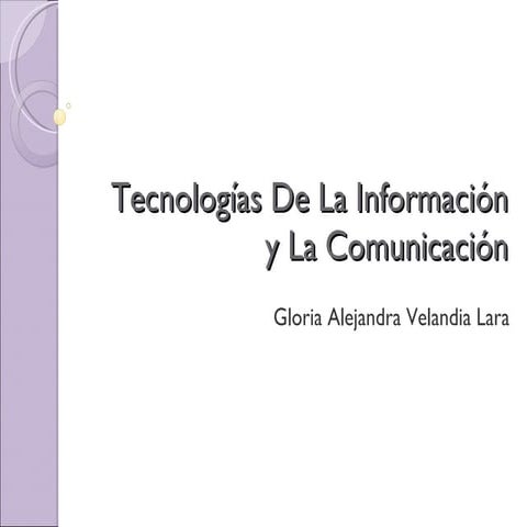 Tecnologías de la información y la comunicación