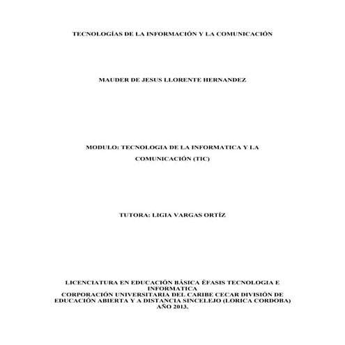 Tecnologías de la información y la comunicación