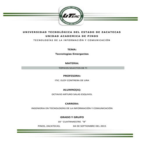 Tecnologías emergentes2