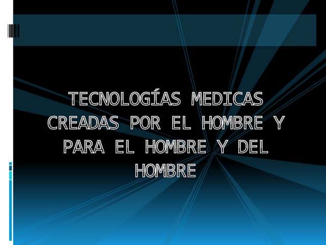Tecnologías medicas