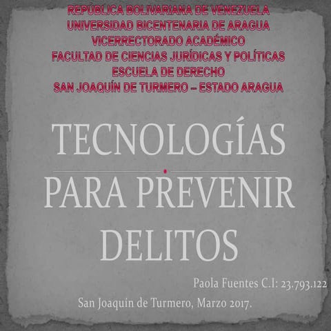 Mapa mental prevencion de delitos | PPTX