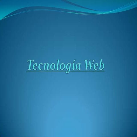 Tecnología web