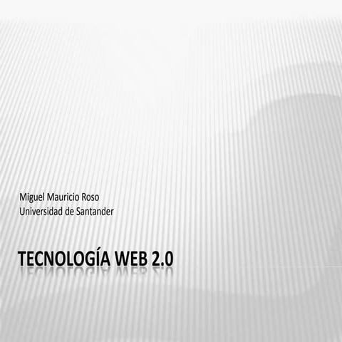 Tecnología web 2.0