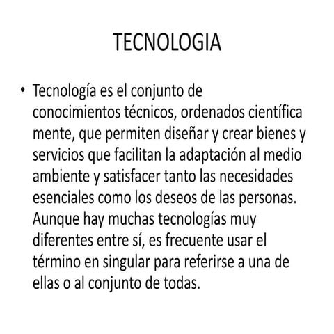 Tecnologia