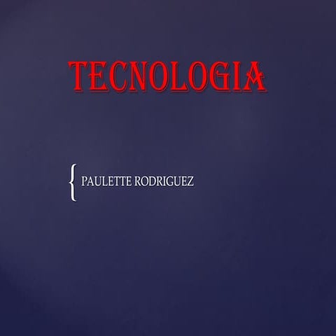 Tecnologia