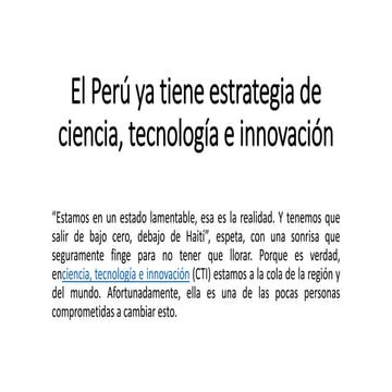 TECNOLOGIA EN EL PERU | PPTX