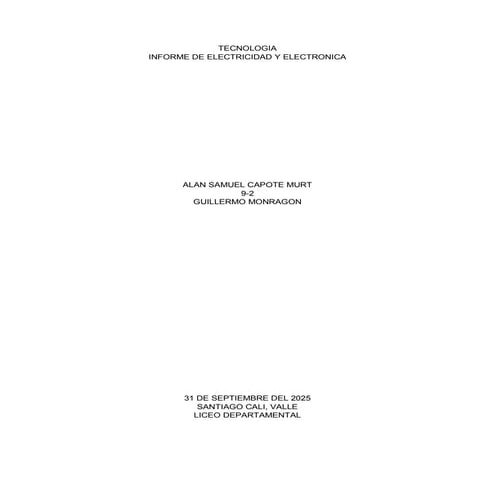 actividad individual de la electricidad y la electronica