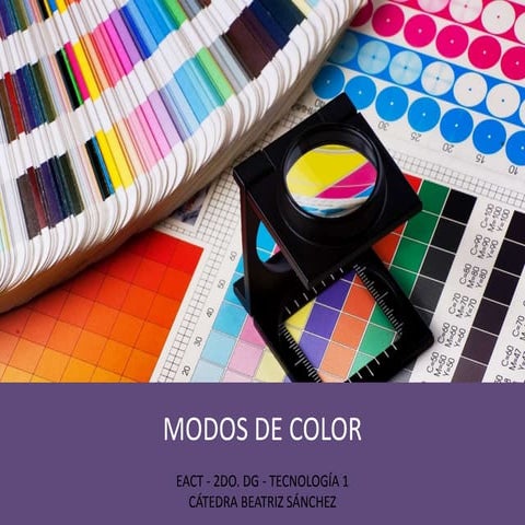 Tecnologia modos de color | PPSX