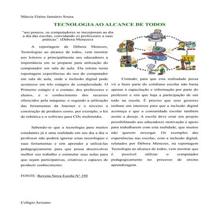 Tecnologia ao alcance de todos | PDF