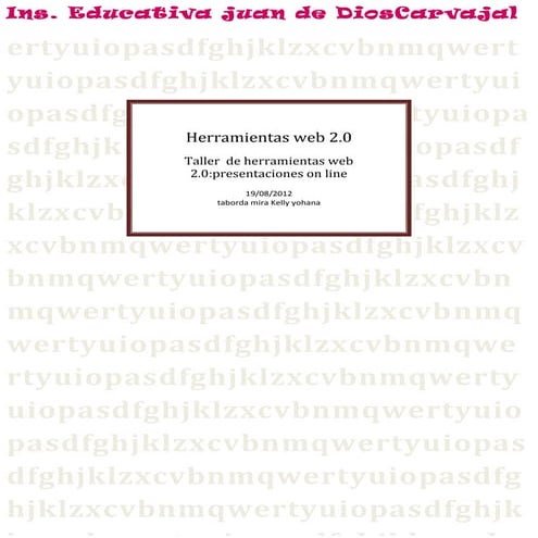 herramientas web 2.0 