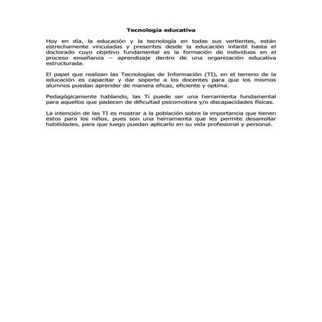 Tecnologia Educativa